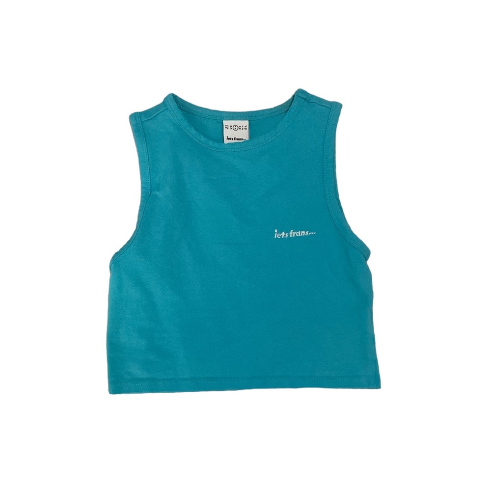 iets frans cropped muscle tank